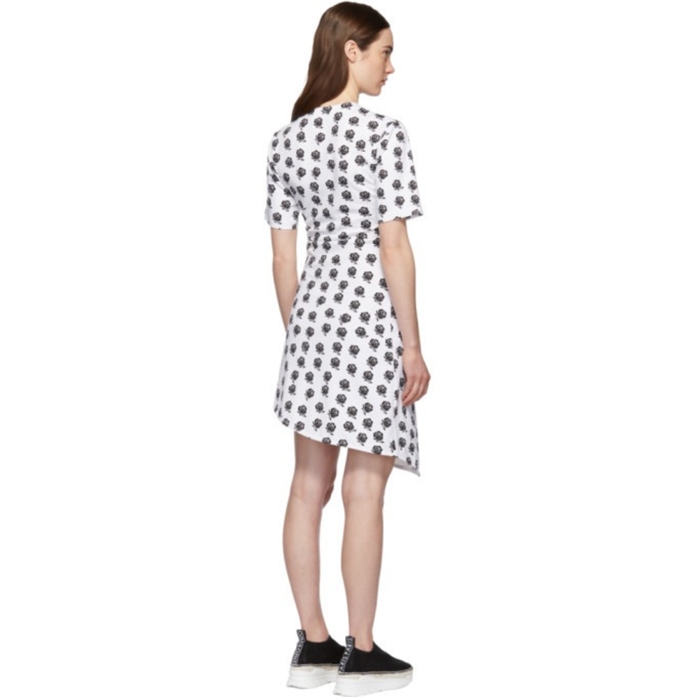 KENZO ASYMMETRICAL ROSE PATTERN DRESS - Picture 5 of 10